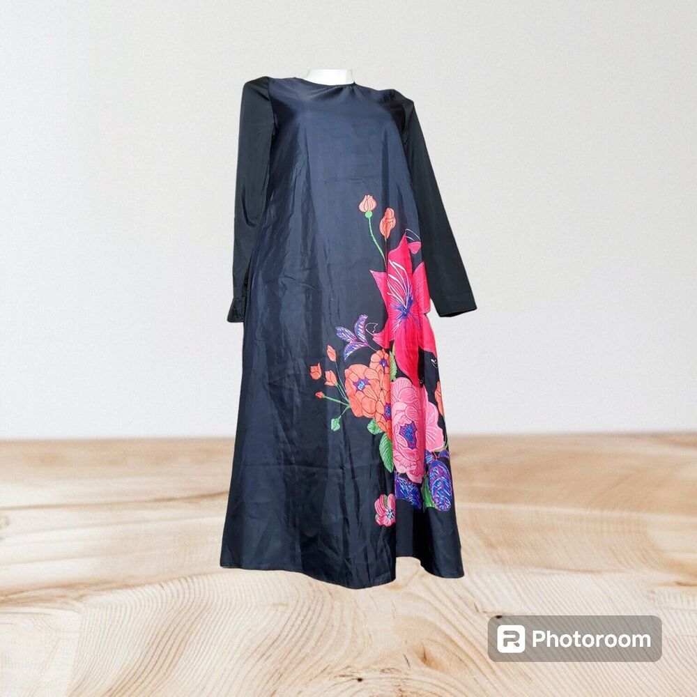 Zanzea Collection Black Maxi Dress Size XL